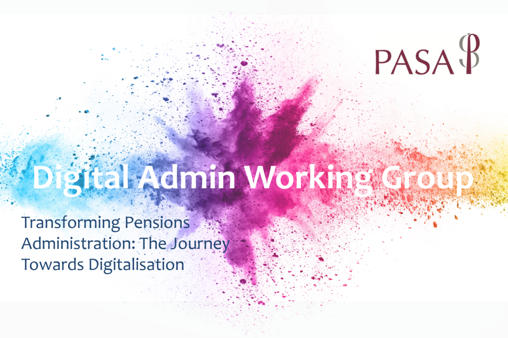 Digital Admin Working Group Release Content Concept Storyboard The Pensions Administration 